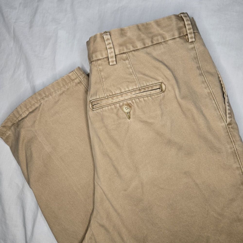 Peter Millar Pants Mens Khaki Chinos Altered Measures 32x27.5 Pima Cotton